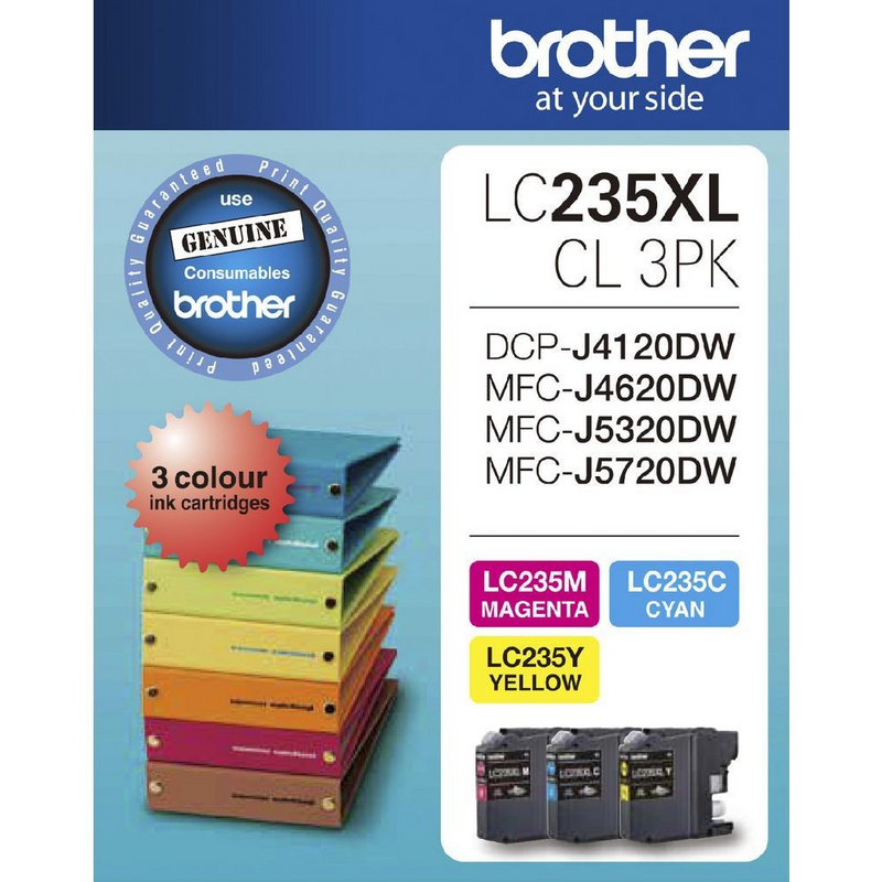 BROTHER 235XL 3 COLOUR PACK - B235XLCMY