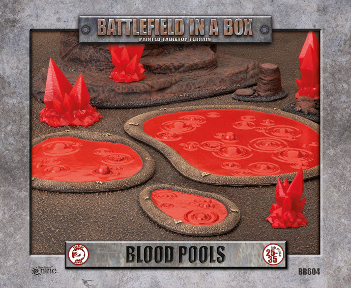 BATTLEFIELD IN A BOX BLOOD POOLS X3 30MM - GF9BB604