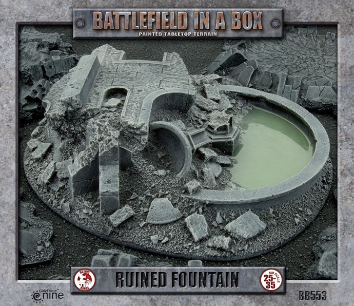 BATTLEFIELD IN A BOX GOTHIC RUNIED FOUNT - GF9BB553