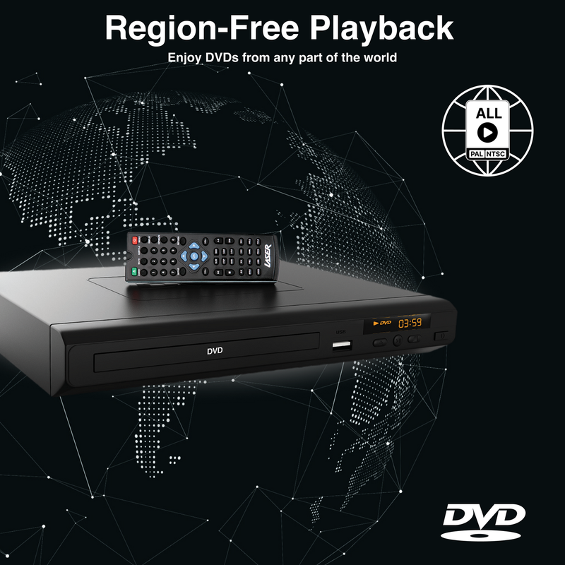 LASER MULTI-REGION DVD PLAYER - DVD-HD012