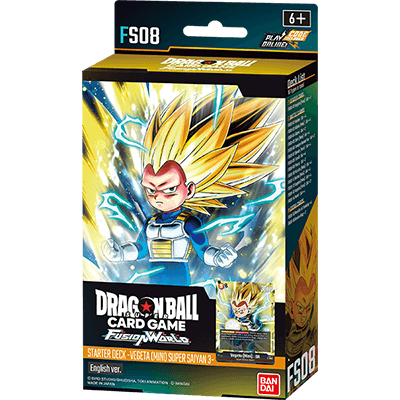 DRAGON BALL FUSION WORLD STARTER DECK VEGETA (MINI) SUPER SAIYAN (FS08)