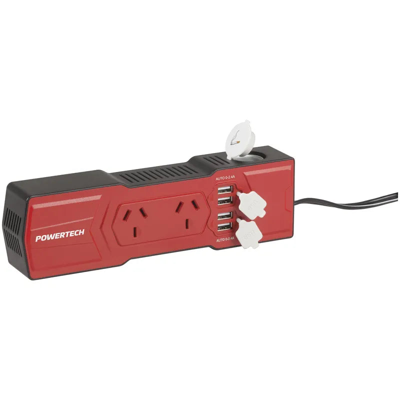 INVERTER PWRBRD 2WAY 200W 4USB W/CIG SKT - MI5131