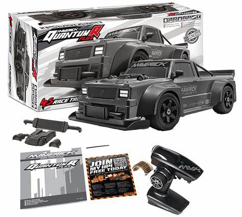 MVK150351 1-8 Scale RTR Race Truck for QuantumR Flux 4S 4WD, Grey - MV150351