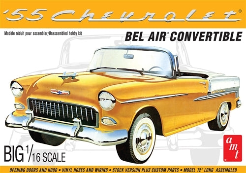 AMT 1:16 1955 CHEVY BEL AIR COVERTIBLE - AMT1134