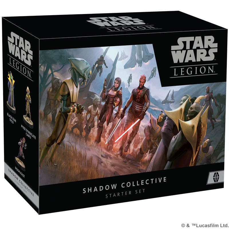 Asmodee SWL90EN Star Wars Legion Shadow Collective Mercenary Starter Set - SWL90