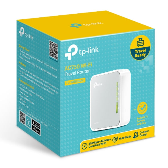 TP-Link TL-WR902AC AC750 Wireless Travel Router