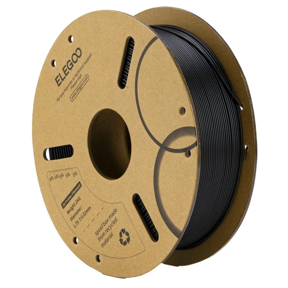 ELEGOO PLA FILAMENT BLACK 1KG 1.75MM- TL6400