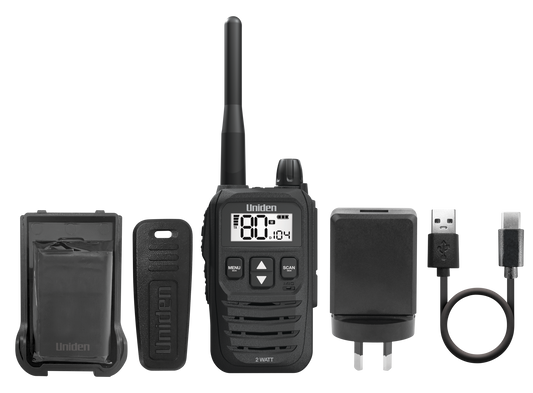 UNIDEN UH825 2 WATT UHF HANDHELD 2-WAY RADIO - UH825