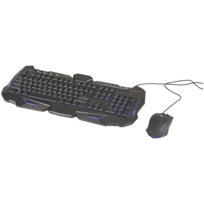 KEYBOARD AND MOUSE USB GAMING BLK - XC5132