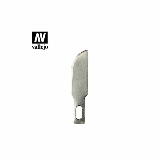 VALLEJO HOBBY TOOLS - #10 GENERAL PURPOSE CURVED BLADSES (5) - FOR NO.1 HANDLE - AVT06002