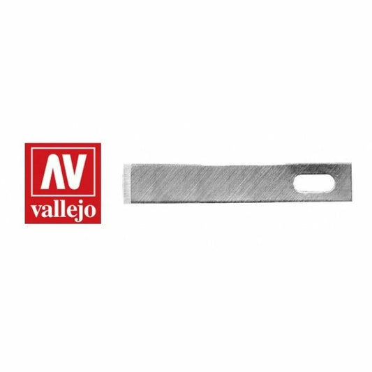 VALLEJO HOBBY TOOLS - #17 CHISELLING BLADES (5) - FOR NO.1 HANDLE - AVT06004