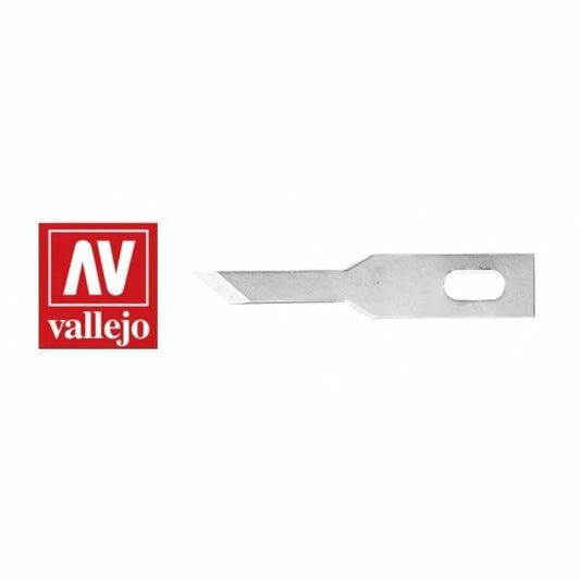 VALLEJO HOBBY TOOLS - #68 SENICL EDGE BLADES (5) - FOR NO.1 HANDLE - AVT06005
