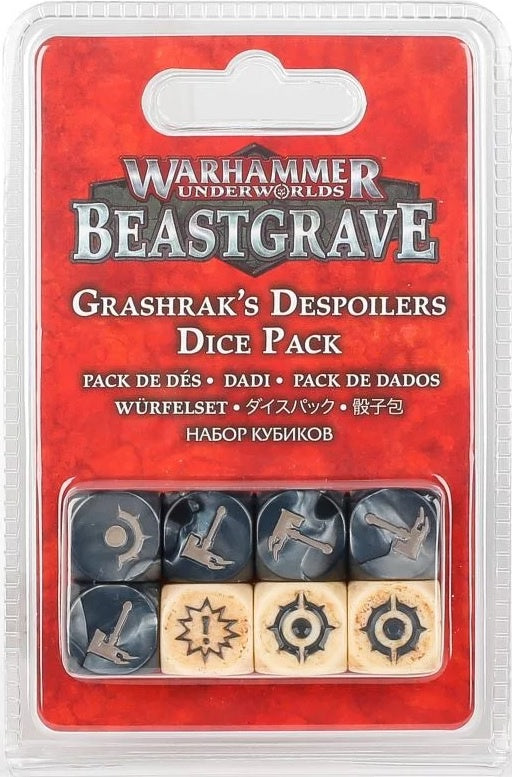 WH UNDER WORLDS BEASTGRAVE GRASHRAK'S DESPOILERS DICE PACK - 110-65