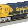 Bachmann - EMD GP40 W/DCC -- Santa Fe