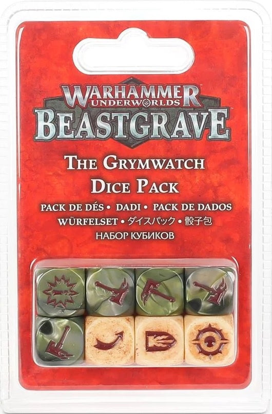 WH UNDERWORLDS BEASTGRAVE THE GRYMWATCH DICE PACK - 110-68