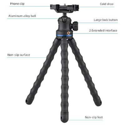 Gizomos Flexible Tripod - GP-13ST