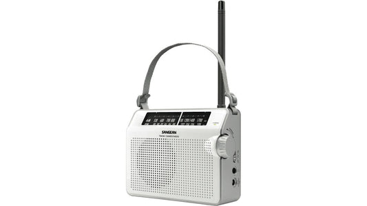 SANGEAN PR-D6P WHITE AM/FM RADIO - PRD6W