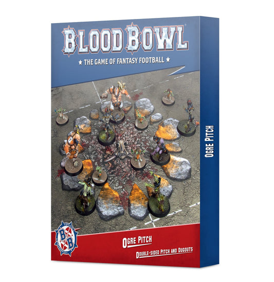 WH BLOOD BOWL OGRE TEAM PITCH - 200-82