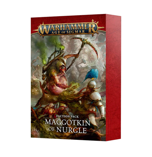 WH AOS MAGGOTKIN OF NURGLE WARSCROLL CARDS - 8359