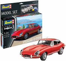 Revell 67668 RV Model-Set Jaguar E-Type CoupÃ© Automodell Bausatz 1:24 - 67668