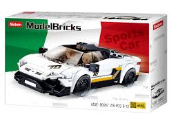 Sluban Model Bricks Sports car - B0957