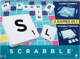 SCRABBLE BOARD GAME FAMILY WORD GAME - HWD43