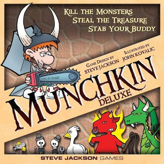 MUNCHKIN DELUXE BOARD GAME - 1483SJG
