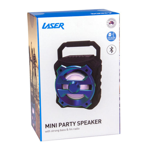 MINI PARTY SPEAKER WITH FM RADIO - SPK-BT660BLU