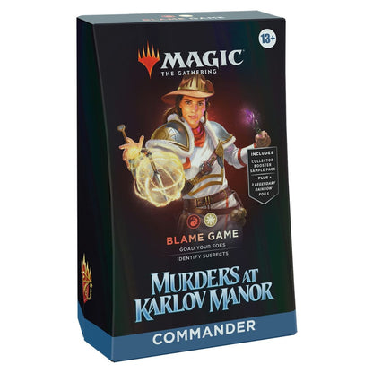 MAGIC THE GATHERING MURDERS AT KARLOV MANOR COMMANDER DECKS - ASSORTED - D30270000