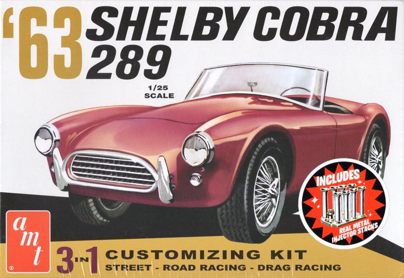 AMT 1/25 SHELBY COBRA 289 PLASTIC MODEL KIT - AMT1319