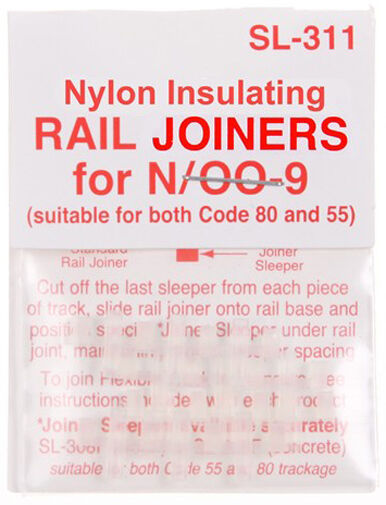 PECO N NYLON INSULATING RAIL JOINERS - SL311