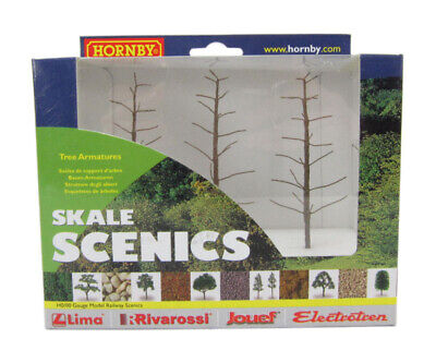 HORNBY : PINE TREES 100MM X3 - R8938