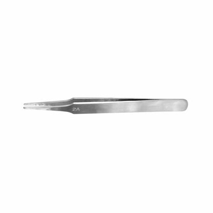 VALLEJO TOOLS - FLAT ROUNDED STAINLESS STEEL TWEEZERS (120MM) - AVT12007