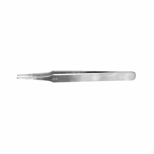 VALLEJO TOOLS - FLAT ROUNDED STAINLESS STEEL TWEEZERS (120MM) - AVT12007