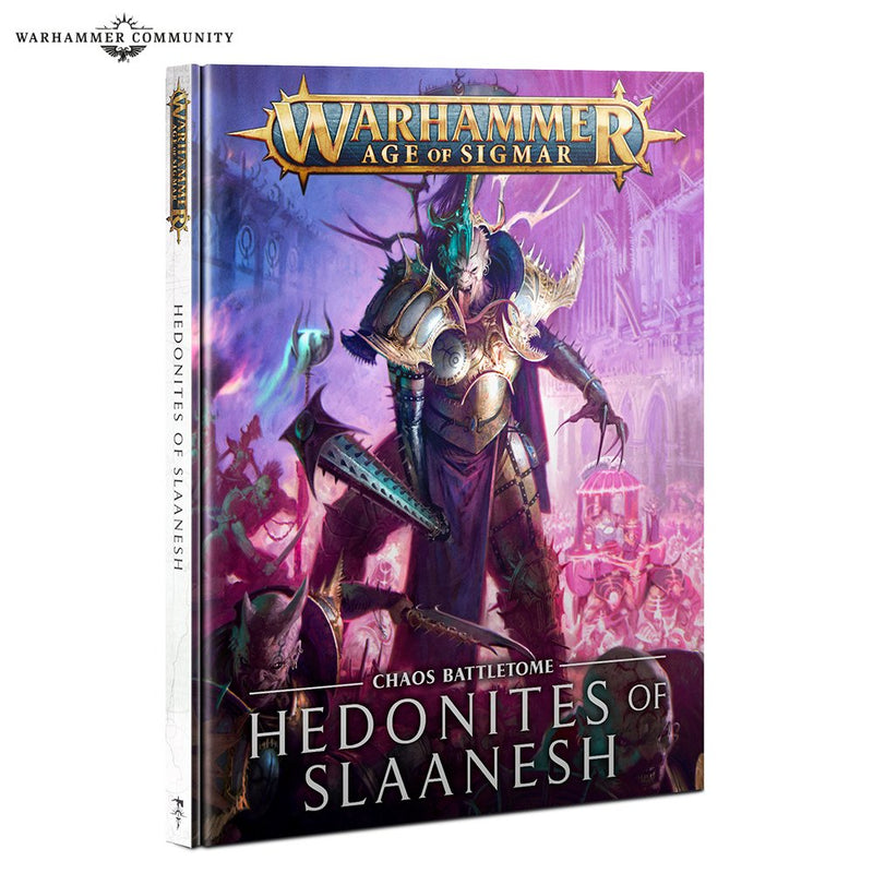 Warhammer Age of Sigmar Battletome - Hedonites of Slaanesh (Second edition book)