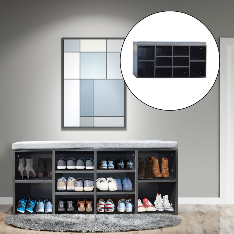 Milano Decor 2 in 1 Shoe Organiser With Bench Storage