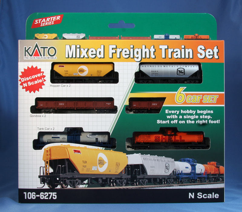 Kato N Scale Mixed Freight Train Set