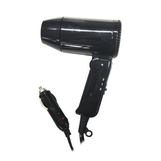 12V HAIR DRYER WITH 2 SPEED AND HEAT SETTINGS
