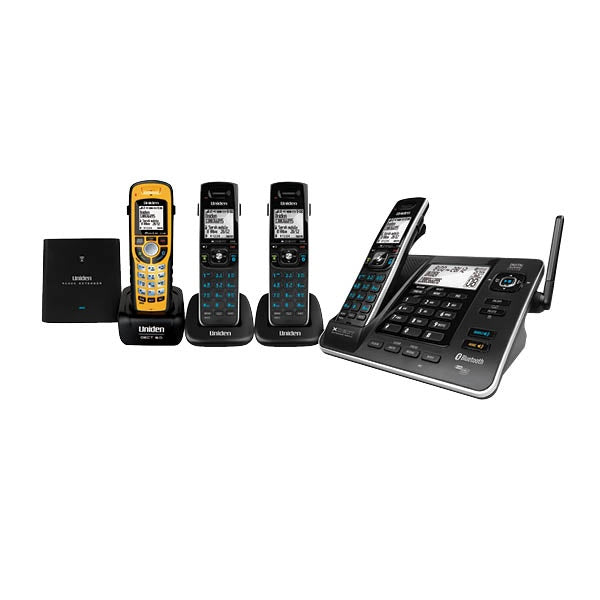 UNIDEN XDECT8355+3WPR Long Range 4 Handset Cordless Phone System
