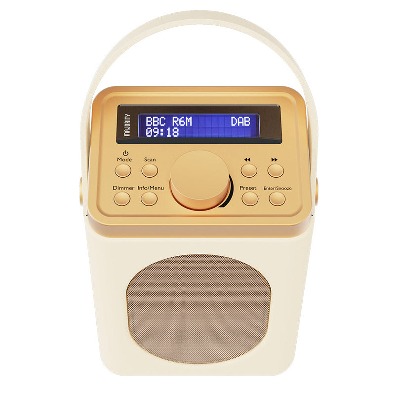 Majority Little Shelford Bluetooth & DAB Radio with Bluetooth-Cream