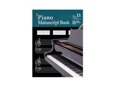 Manuscript Book Piano Staves